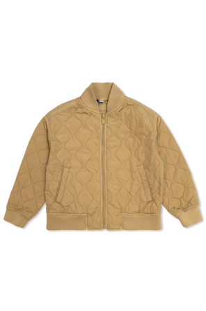 Gesteppte Jacke mit gesticktem Logo